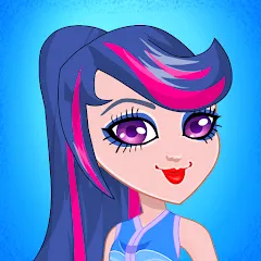 Скачать Взлом Pony College Student Dress Up на андроид - Все вещи разблокированы