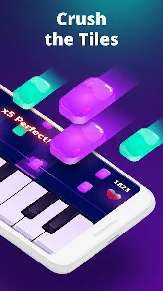 Piano - Play & Learn Music (Пиано) МОД/Взлом [Меню, Бесконечные монеты и Открытые уровни] Screenshot 2