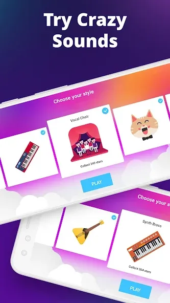 Piano - Play & Learn Music (Пиано) МОД/Взлом [Меню, Бесконечные монеты и Открытые уровни] Screenshot 3