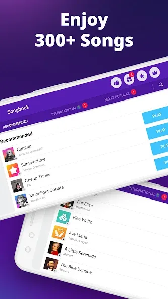 Piano - Play & Learn Music (Пиано) МОД/Взлом [Меню, Бесконечные монеты и Открытые уровни] Screenshot 5