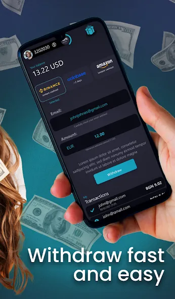 Cash Earning App Givvy Videos (Кэш Заработок Приложение  Видео) МОД/Взлом [Бесконечные деньги, Монеты и Мега MOD] Screenshot 3