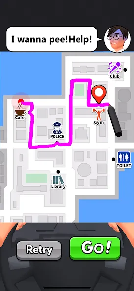 Taxi Master - Draw&Story game (Такси Мастер) МОД/Взлом [Меню, Бесконечные монеты и Открытые уровни] Screenshot 2