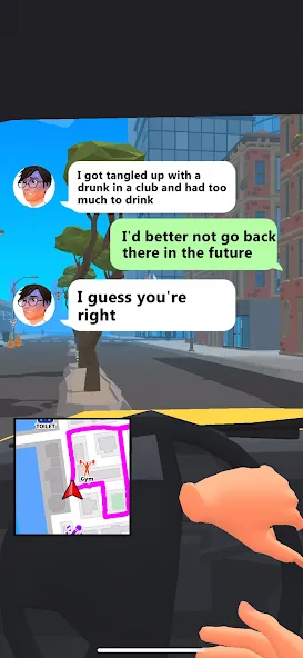 Taxi Master - Draw&Story game (Такси Мастер) МОД/Взлом [Меню, Бесконечные монеты и Открытые уровни] Screenshot 3