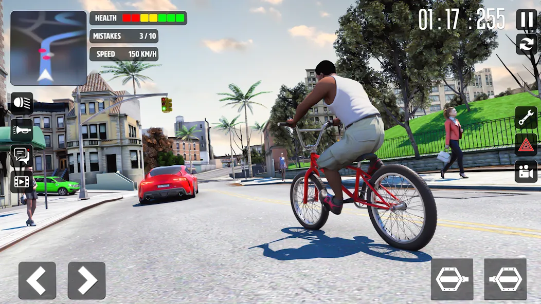 Cycle Stunt Games: Cycle Game (Оффроад Велосипедист ) МОД/Взлом [Все открыто, Дополнительные деньги и Меню MOD] Screenshot 2