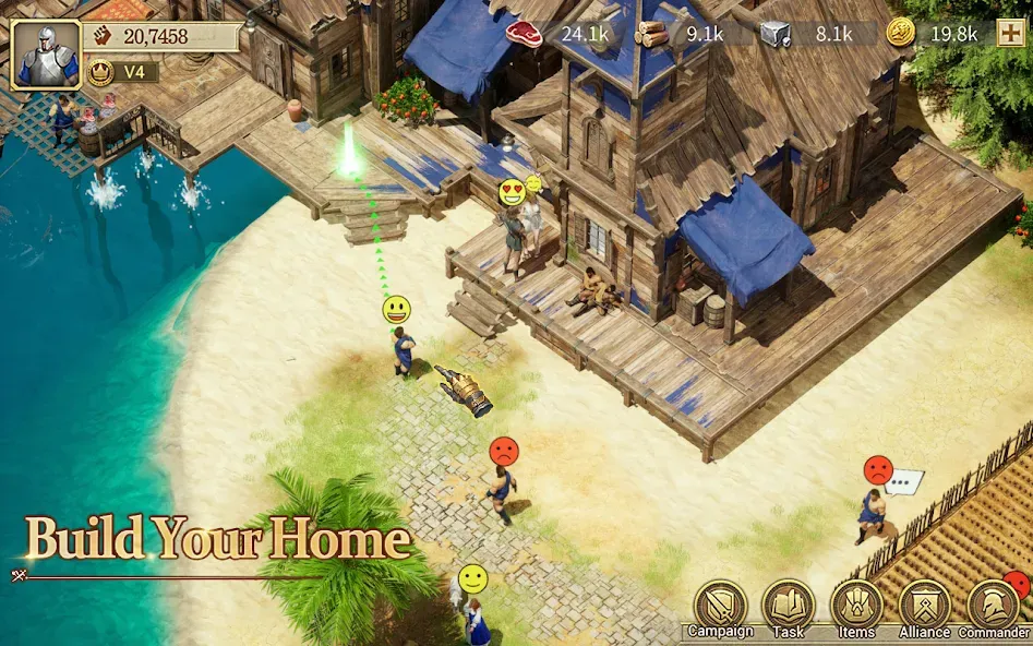 Game of Empires:Warring Realms (Уорринг Нейшенс) МОД/Взлом [Деньги, Монеты и Меню MOD] Screenshot 5
