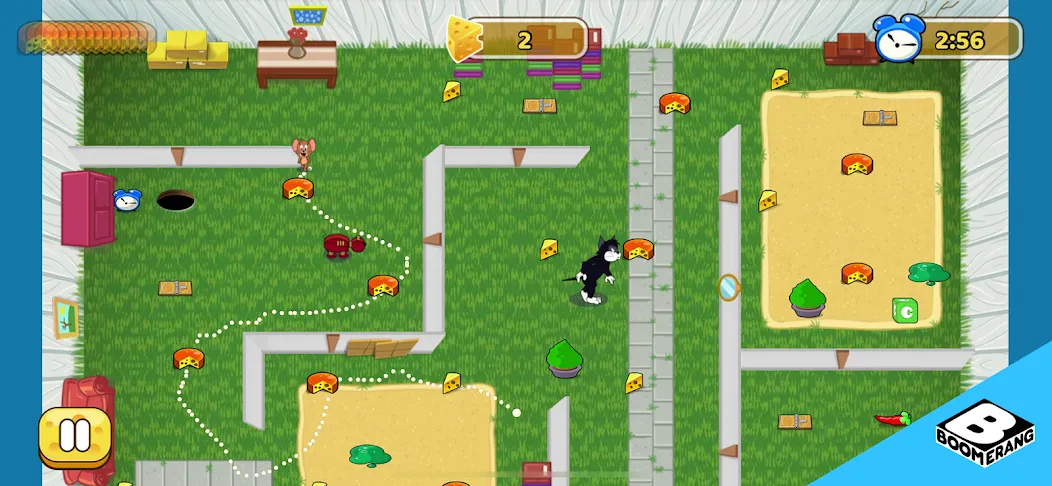 Tom & Jerry: Mouse Maze МОД/Взлом [Деньги, Монеты и Меню MOD] Screenshot 2
