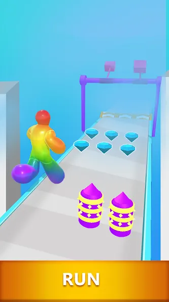 Blob Dash - Endless Runner (Блоб Дэш) МОД/Взлом [Много денег, Монет и Все открыто] Screenshot 3