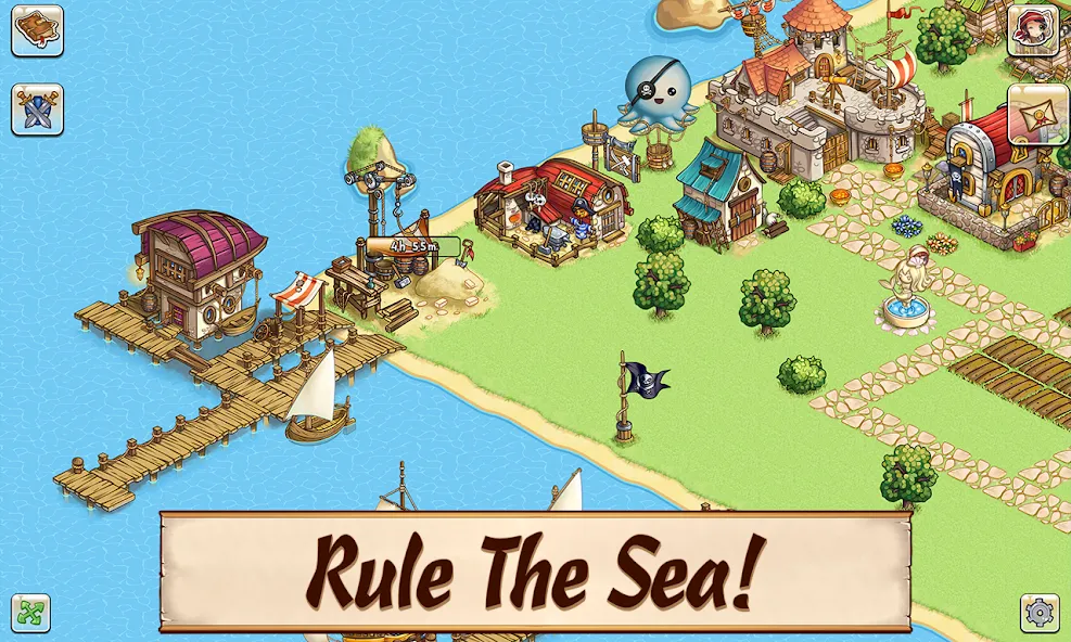 Pirates of Everseas (Пираты Эверсис) МОД/Взлом [Много монет, Открытые уровни и Мега MOD] Screenshot 4