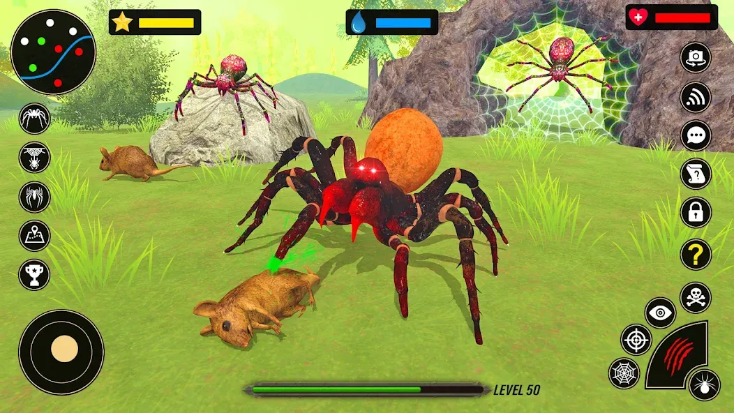 Spider Simulator - Creepy Tad (Спайдер Симулятор) МОД/Взлом [Бесконечные деньги, Монеты и Мега MOD] Screenshot 1
