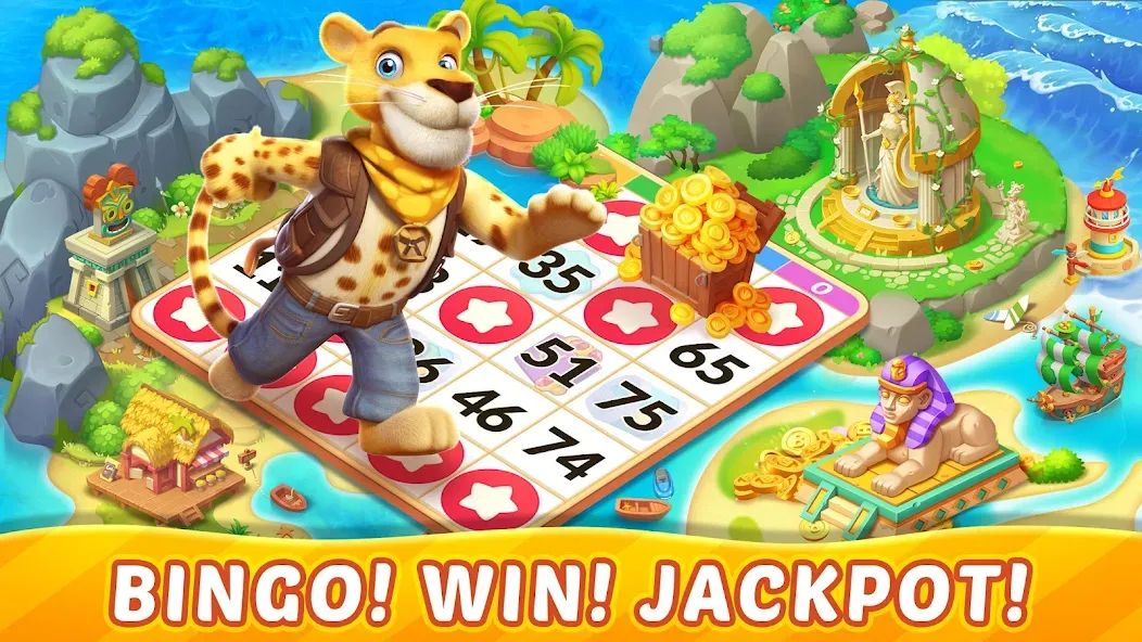Bingo Aloha-Bingo tour at home (Бинго Алоха) МОД/Взлом [Деньги, Монеты и Меню MOD] Screenshot 1