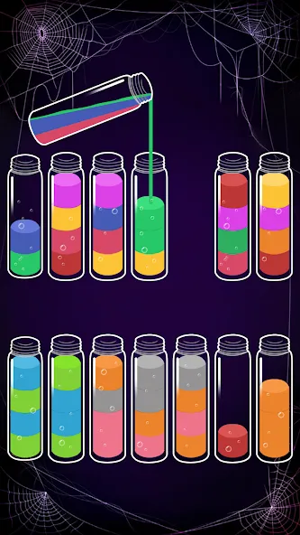 Soda Sort: Water Color Puzzle (Сода Сорт) МОД/Взлом [Бесконечные деньги, Монеты и Мега MOD] Screenshot 5