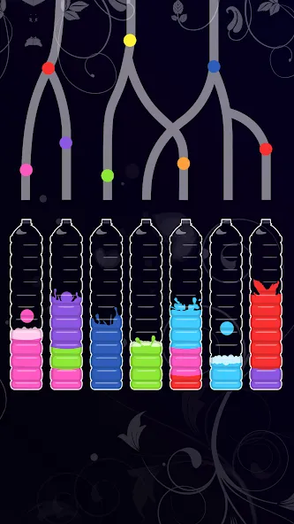 Water Sort - Color Puzzle Game (Уотер Сорт) МОД/Взлом [Меню, Бесконечные монеты и Открытые уровни] Screenshot 3