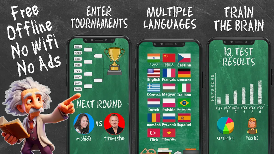 Quiz Games Offline Games МОД/Взлом [Все открыто, Дополнительные деньги и Меню MOD] Screenshot 4