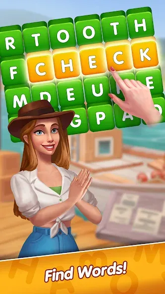 Travel Words: Fun word games (Травел Вордс) МОД/Взлом [Меню, Бесконечные монеты и Открытые уровни] Screenshot 5