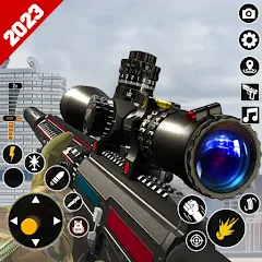 Скачать Sniper Gun Shooting game Взлом (Много денег) на Андроид бесплатно
