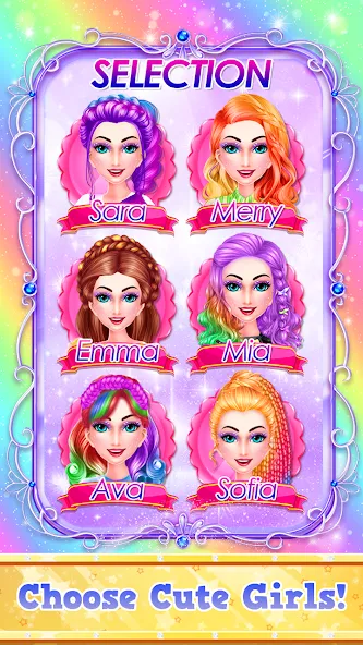 Fashion Braid Hairstyles Salon МОД/Взлом [Деньги, Монеты и Меню MOD] Screenshot 2