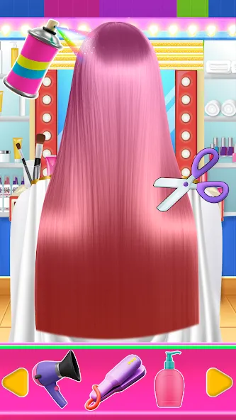 Fashion Braid Hairstyles Salon МОД/Взлом [Деньги, Монеты и Меню MOD] Screenshot 3