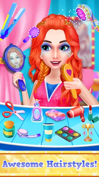 Fashion Braid Hairstyles Salon МОД/Взлом [Деньги, Монеты и Меню MOD] Screenshot 4
