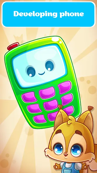 Babyphone game Numbers Animals МОД/Взлом [Меню, Бесконечные монеты и Открытые уровни] Screenshot 1