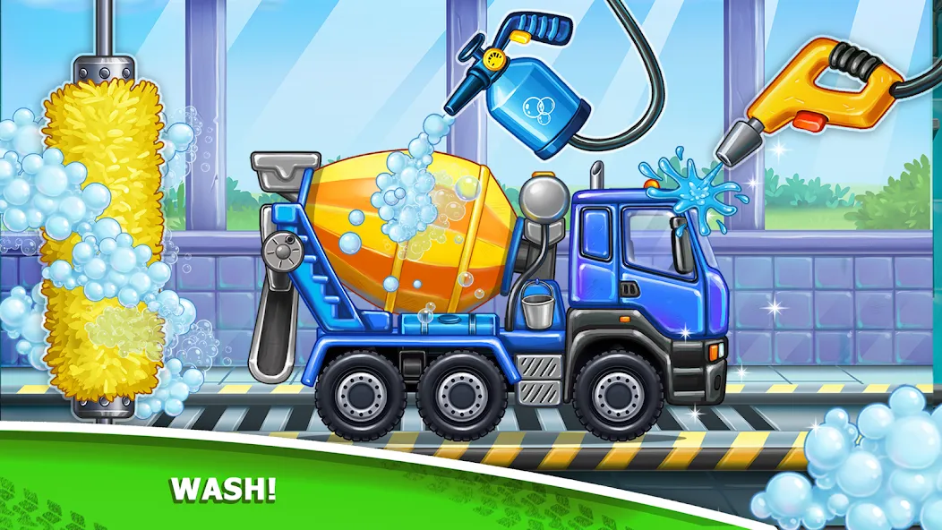 Kids truck games Build a house МОД/Взлом [Много денег, Монет и Все открыто] Screenshot 2
