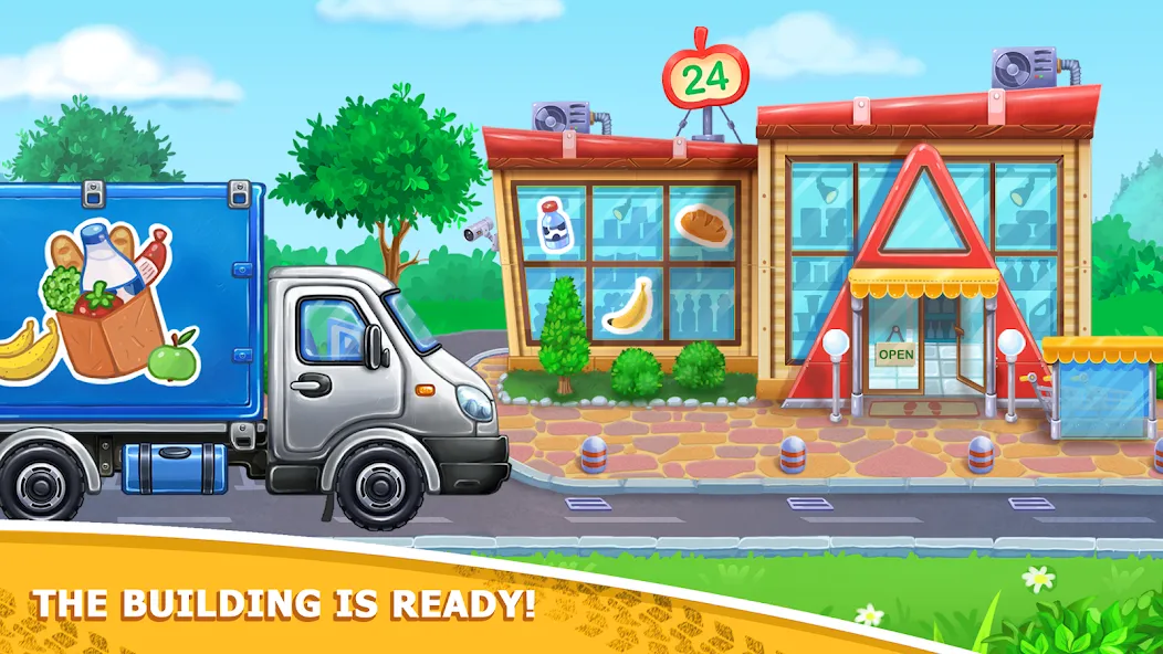 Kids truck games Build a house МОД/Взлом [Много денег, Монет и Все открыто] Screenshot 5