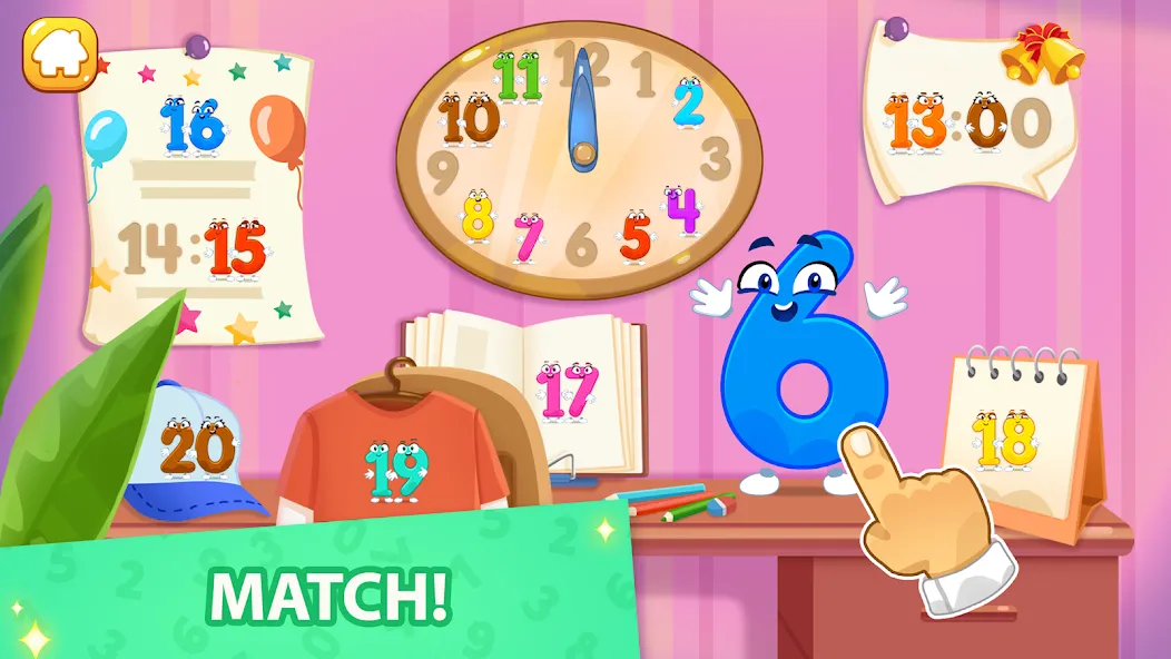 Numbers for kid Learn to count МОД/Взлом [Меню, Бесконечные монеты и Открытые уровни] Screenshot 3