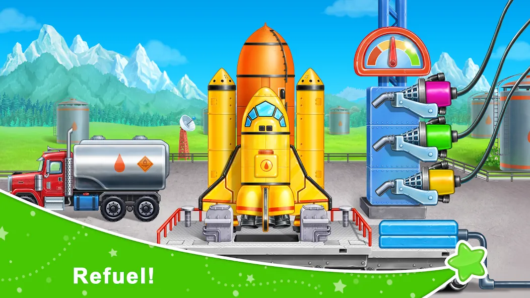 Rocket 4 space games Spaceship МОД/Взлом [Все открыто, Дополнительные деньги и Меню MOD] Screenshot 2