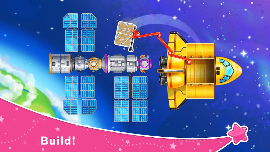 Rocket 4 space games Spaceship МОД/Взлом [Все открыто, Дополнительные деньги и Меню MOD] Screenshot 3