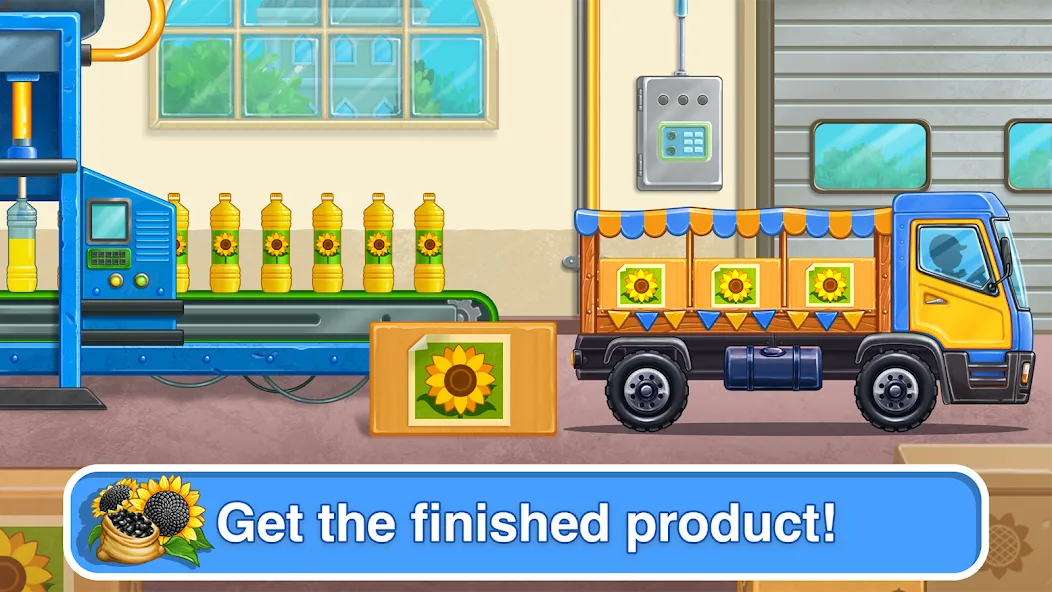 Tractor, car: kids farm games МОД/Взлом [Много монет, Открытые уровни и Мега MOD] Screenshot 4