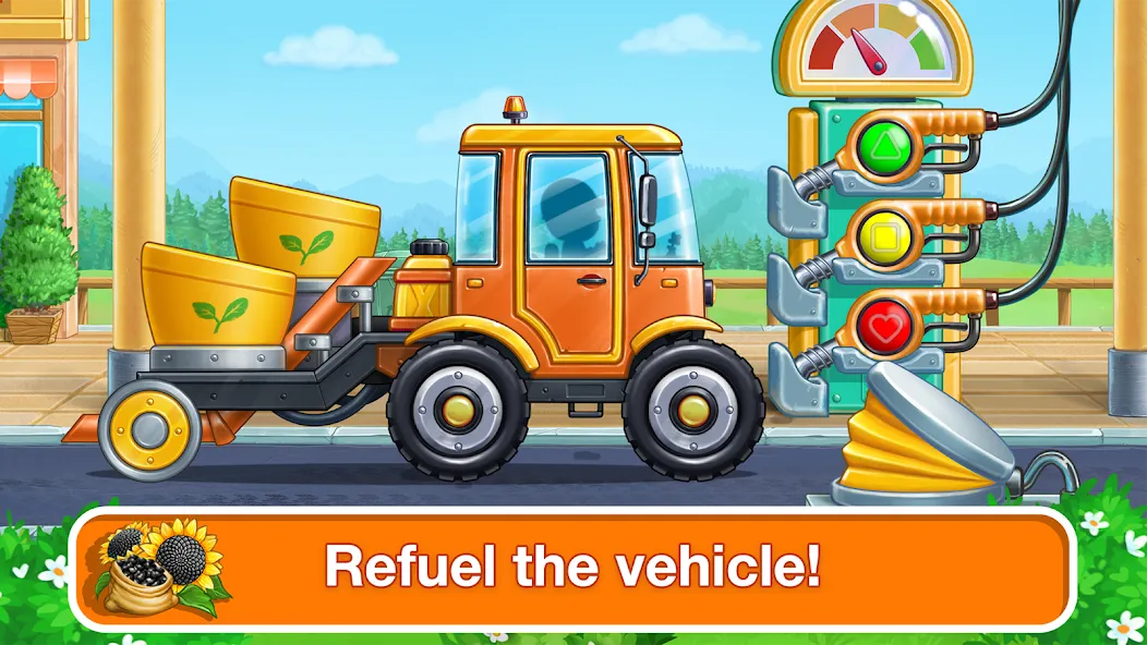 Tractor, car: kids farm games МОД/Взлом [Много монет, Открытые уровни и Мега MOD] Screenshot 5