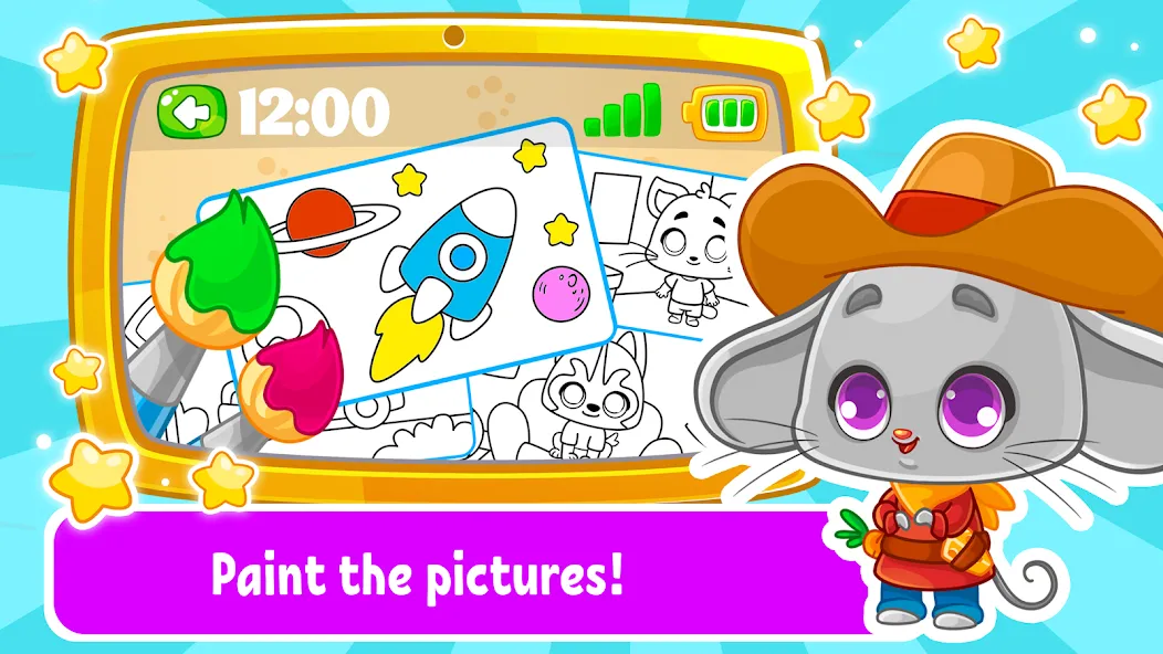 Babyphone & tablet: baby games МОД/Взлом [Меню, Бесконечные монеты и Открытые уровни] Screenshot 3