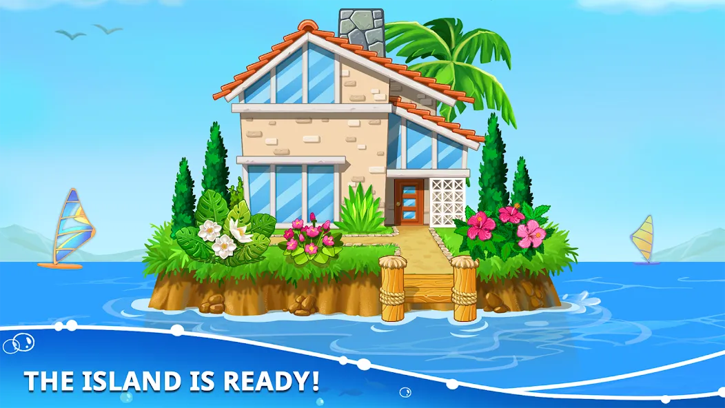 Island building! Build a house МОД/Взлом [Деньги, Монеты и Меню MOD] Screenshot 5