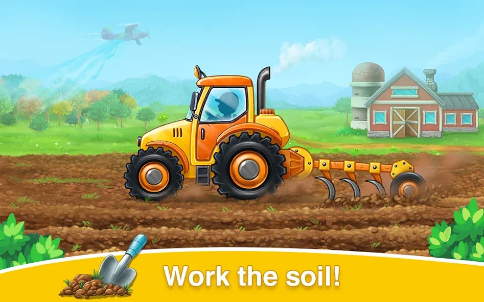 Farm land & Harvest Kids Games МОД/Взлом [Деньги, Монеты и Меню MOD] Screenshot 2