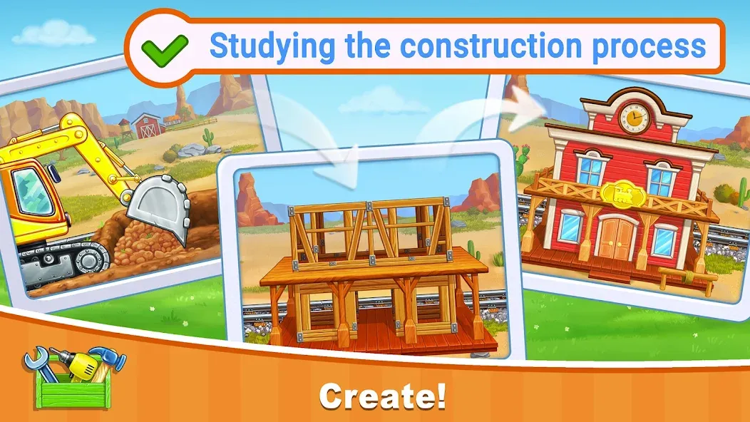 Train Games for Kids: station МОД/Взлом [Меню, Бесконечные монеты и Открытые уровни] Screenshot 4