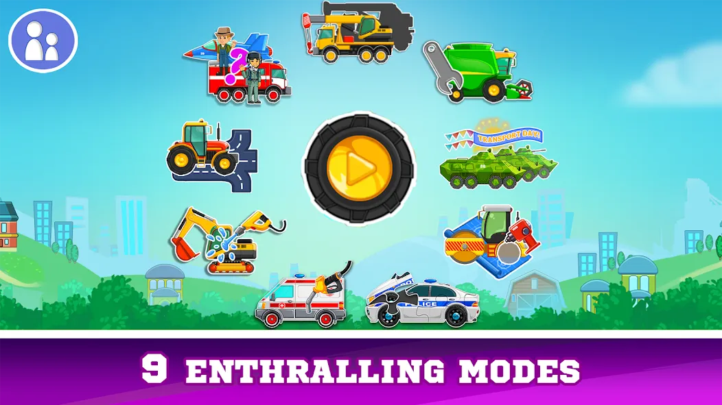 Kids Cars Games build a truck МОД/Взлом [Бесконечные деньги, Монеты и Мега MOD] Screenshot 1