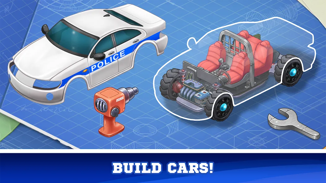 Kids Cars Games build a truck МОД/Взлом [Бесконечные деньги, Монеты и Мега MOD] Screenshot 2