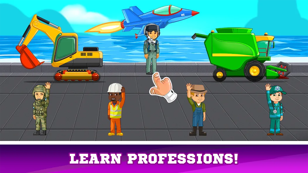 Kids Cars Games build a truck МОД/Взлом [Бесконечные деньги, Монеты и Мега MOD] Screenshot 5