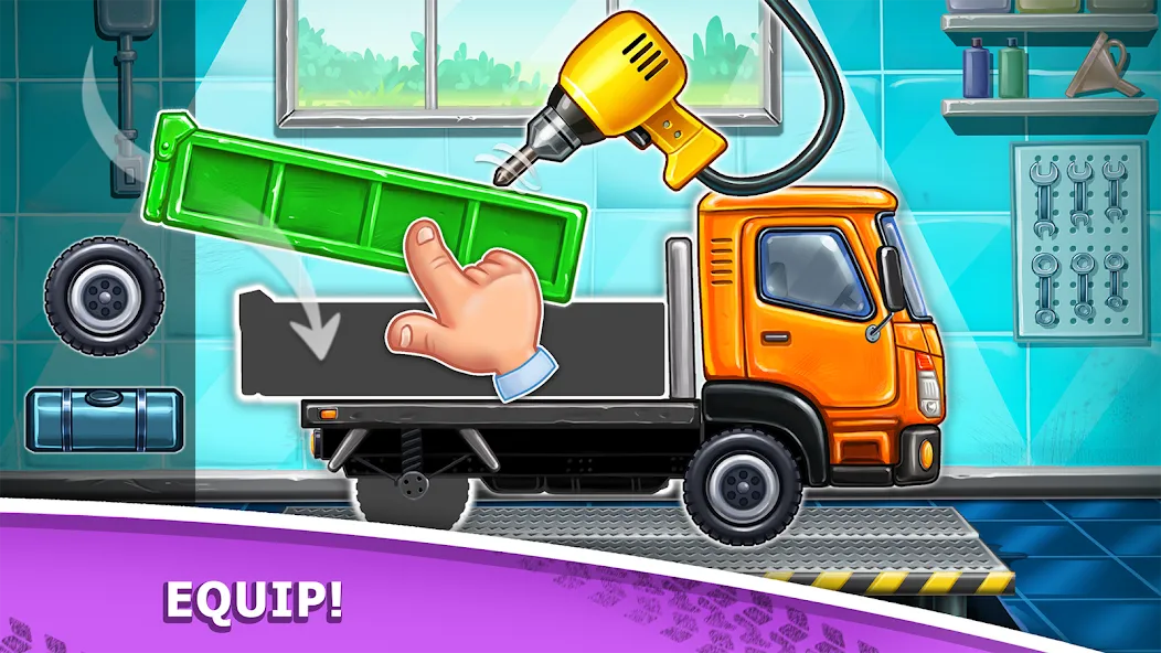 Truck games - build a house МОД/Взлом [Деньги, Монеты и Меню MOD] Screenshot 1