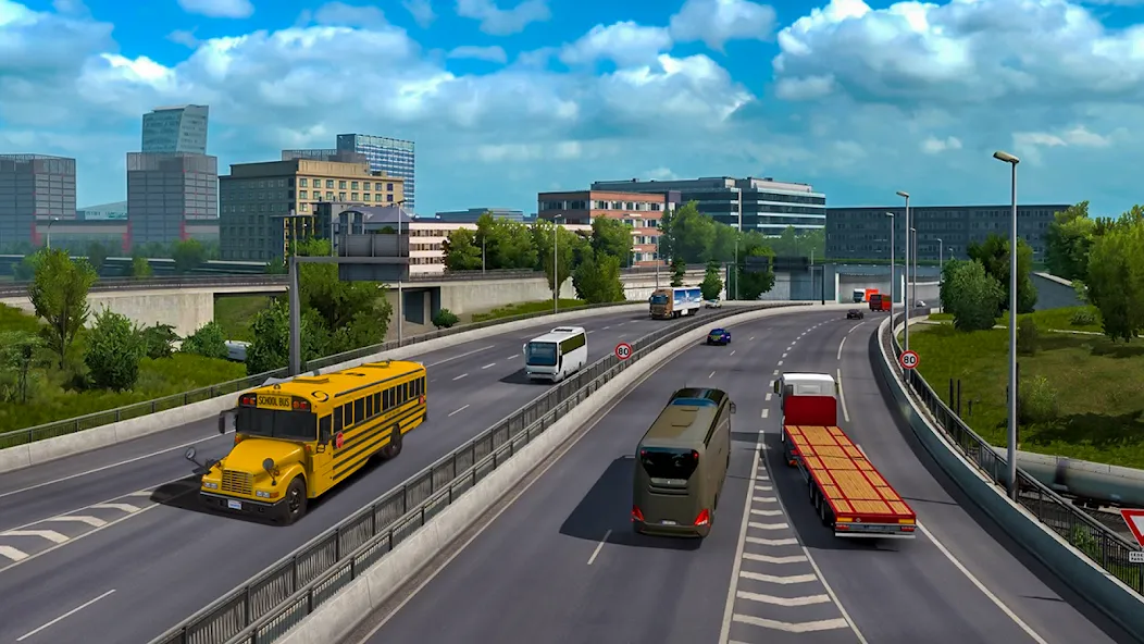 School Bus Transport Simulator (Школьный Автобусный Транспортный Симулятор) МОД/Взлом [Много монет, Открытые уровни и Мега MOD] Screenshot 4