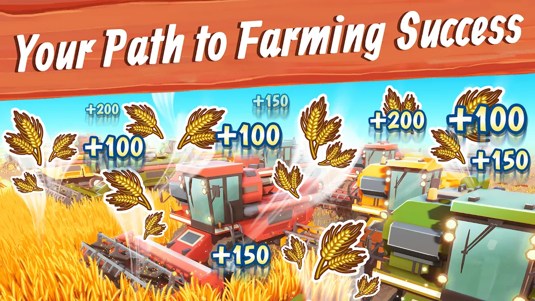 Big Farm: Mobile Harvest (Биг Фарм) МОД/Взлом [Меню, Бесконечные монеты и Открытые уровни] Screenshot 1