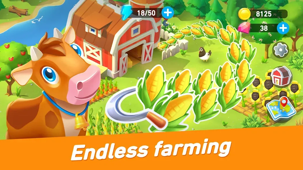 Goodville: Farm Game Adventure (Гудвилль) МОД/Взлом [Много денег, Монет и Все открыто] Screenshot 4