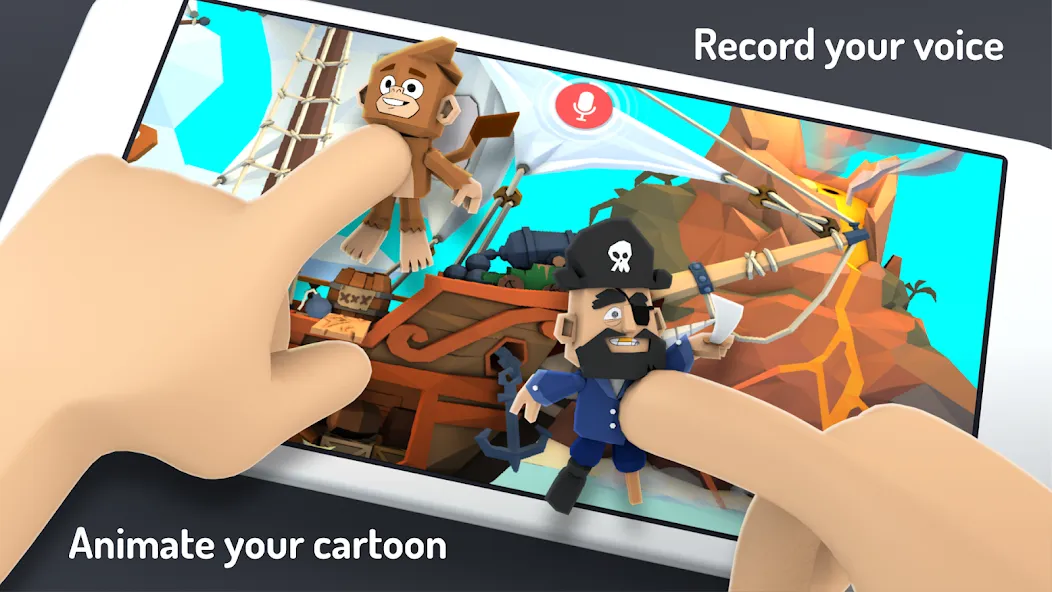 Toontastic 3D (Тунтастик 3D) МОД/Взлом [Бесконечные деньги, Монеты и Мега MOD] Screenshot 1