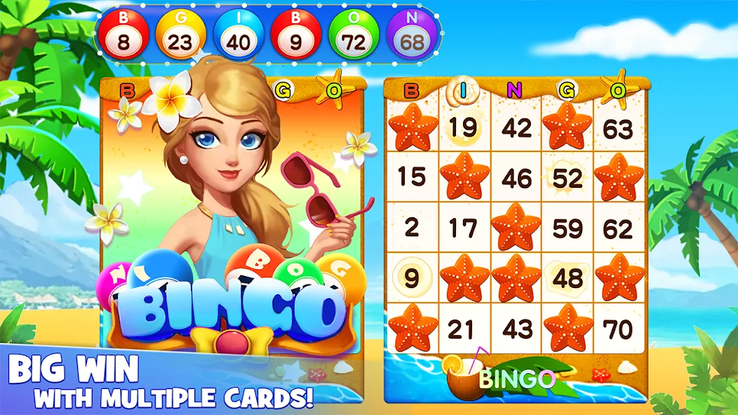Bingo Lucky: Play Bingo Games (Бинго Лаки) МОД/Взлом [Все открыто, Дополнительные деньги и Меню MOD] Screenshot 1