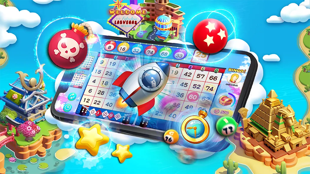 Bingo Lucky: Play Bingo Games (Бинго Лаки) МОД/Взлом [Все открыто, Дополнительные деньги и Меню MOD] Screenshot 3