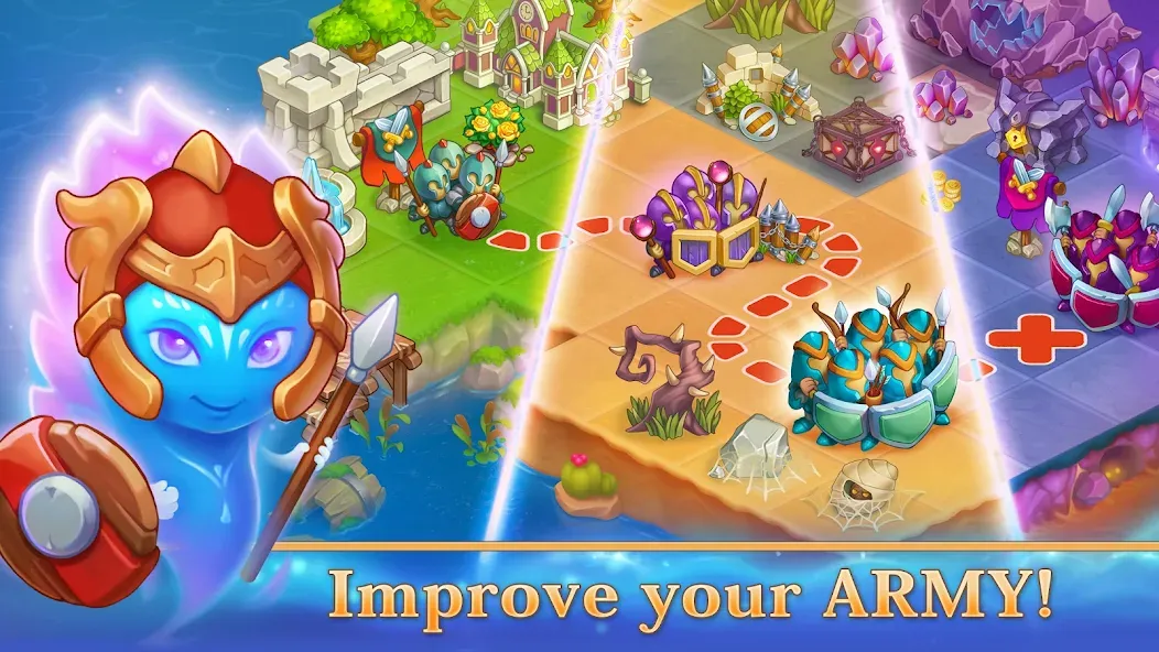 Army Merger: Merge Puzzle Game (Арми Мерджер) МОД/Взлом [Много денег, Монет и Все открыто] Screenshot 1