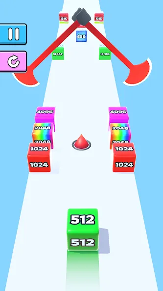 Jelly Run 2048 (Джелли Ран 2048) МОД/Взлом [Деньги, Монеты и Меню MOD] Screenshot 5