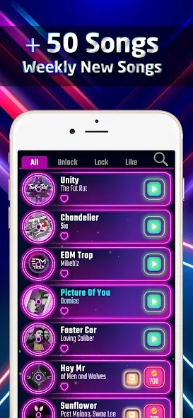 Beat Swiper (Бит Свайпер) МОД/Взлом [Много денег, Монет и Все открыто] Screenshot 3