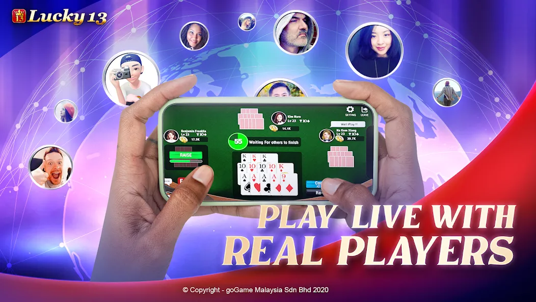 Lucky 13: 13 Poker Puzzle (Лаки 13) МОД/Взлом [Деньги, Монеты и Меню MOD] Screenshot 5