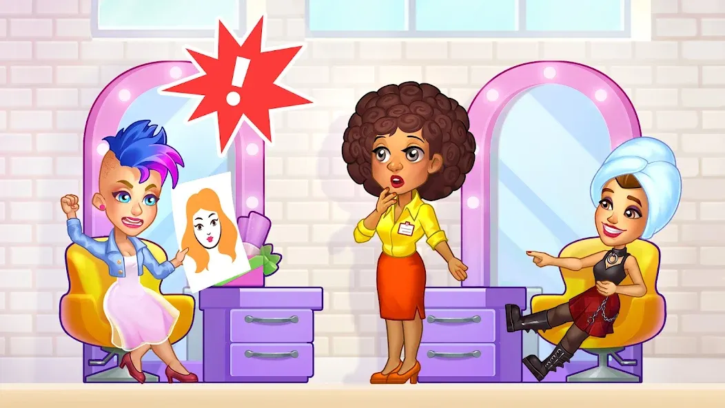 Makeover Salon: Beauty Mania (Маковер Салон) МОД/Взлом [Много денег, Монет и Все открыто] Screenshot 3