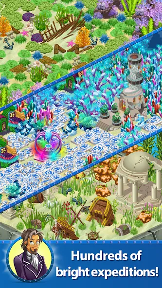 Treasure Diving МОД/Взлом [Меню, Бесконечные монеты и Открытые уровни] Screenshot 2